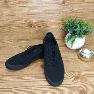 FILA CLASSIC CANVAS ATHLETIC SNEAKERS WOMENS SHOES BLACK SIZE 8